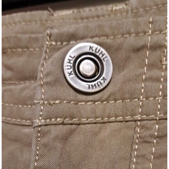 Kuhl Hiking Trail Outdoor Cargo Convertible Roll Up Bootcut Pants Women 14 Brown - Picture 8 of 16